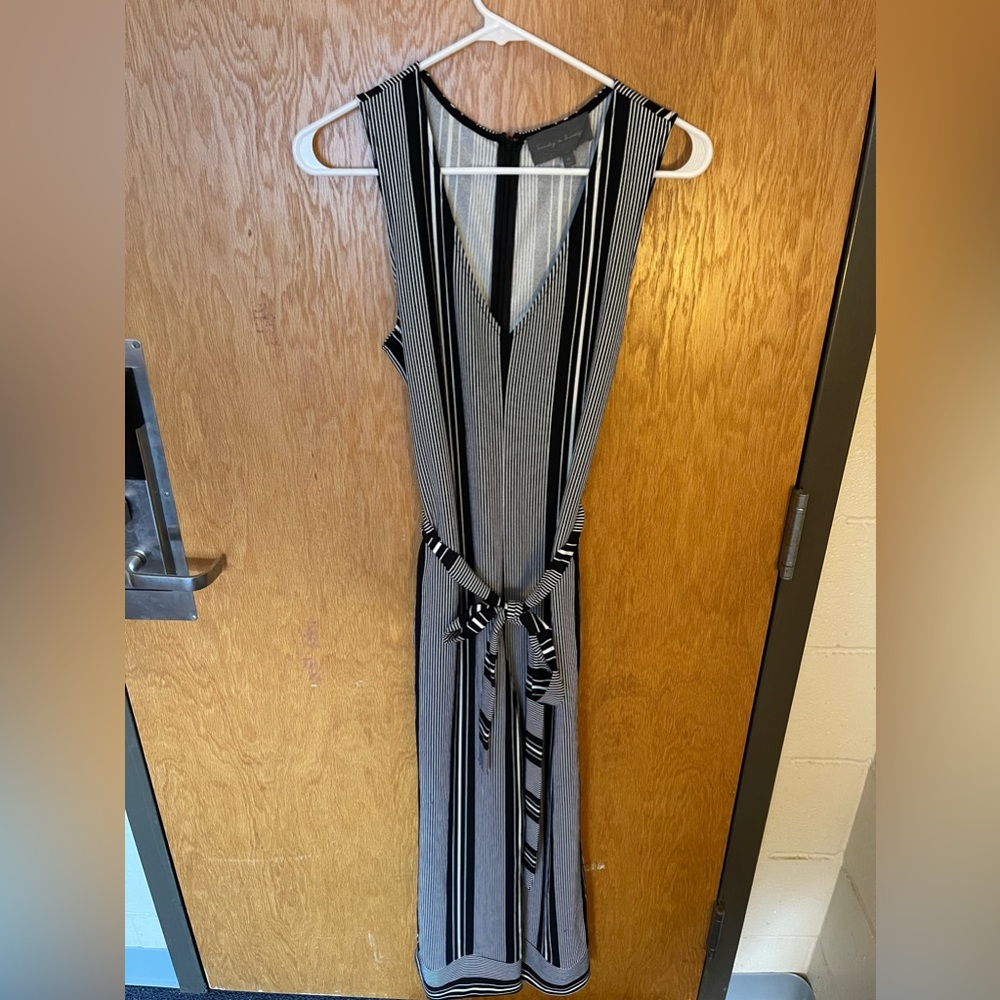 Sunday In Brooklyn Striped Sleeveless Jumpsuit